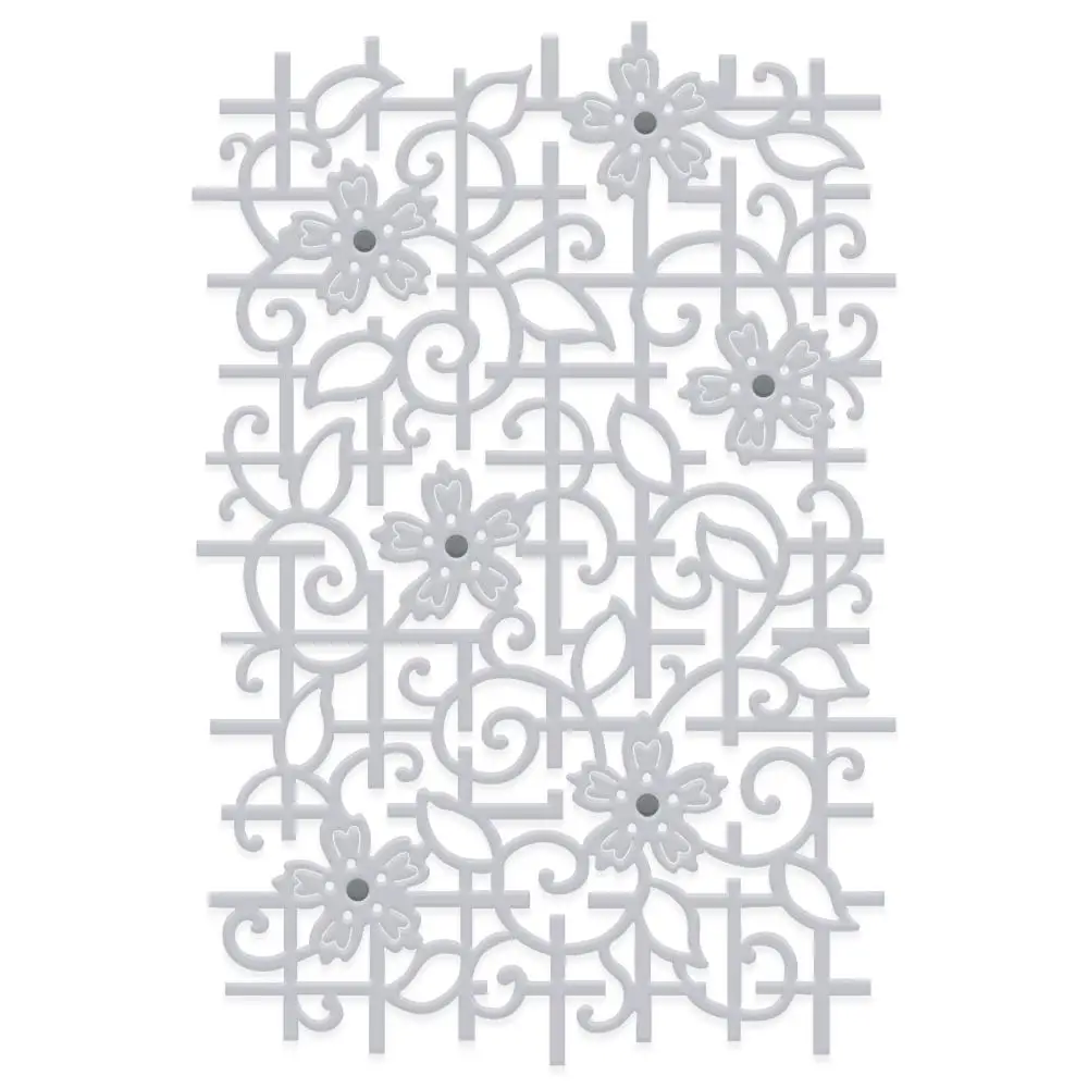 

LLove CCraft Metal Cutting Dies Floral Lattice diy Scrapbooking Photo Album Decorative Embossing PaperCard Crafts Die