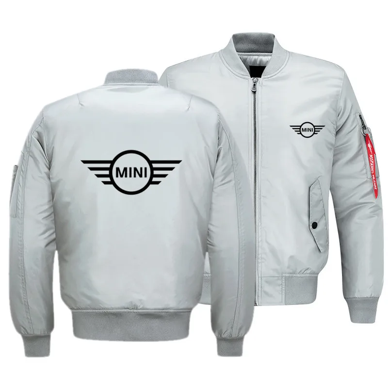 

MINI Men's H5 Spring and Autumn Print Fashion Street Jacket Coat Comfortable Flight Jacket S-6XL