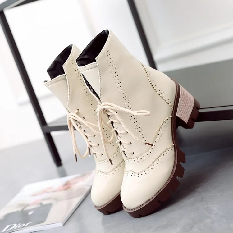 Сапоги большого размера женская обувь Ботинки martin для женщин женские ботинки