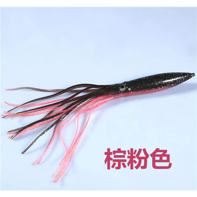 Мягкая рыболовная приманка в виде большого осьминога 1 шт. 300 мм/11 8 дюйма юбки