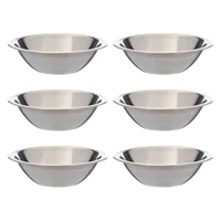 stainless steel mixing bowl 6 12 inch wide flat rim nesting bowls cooking baking bowl kitchen salad food storage container 40