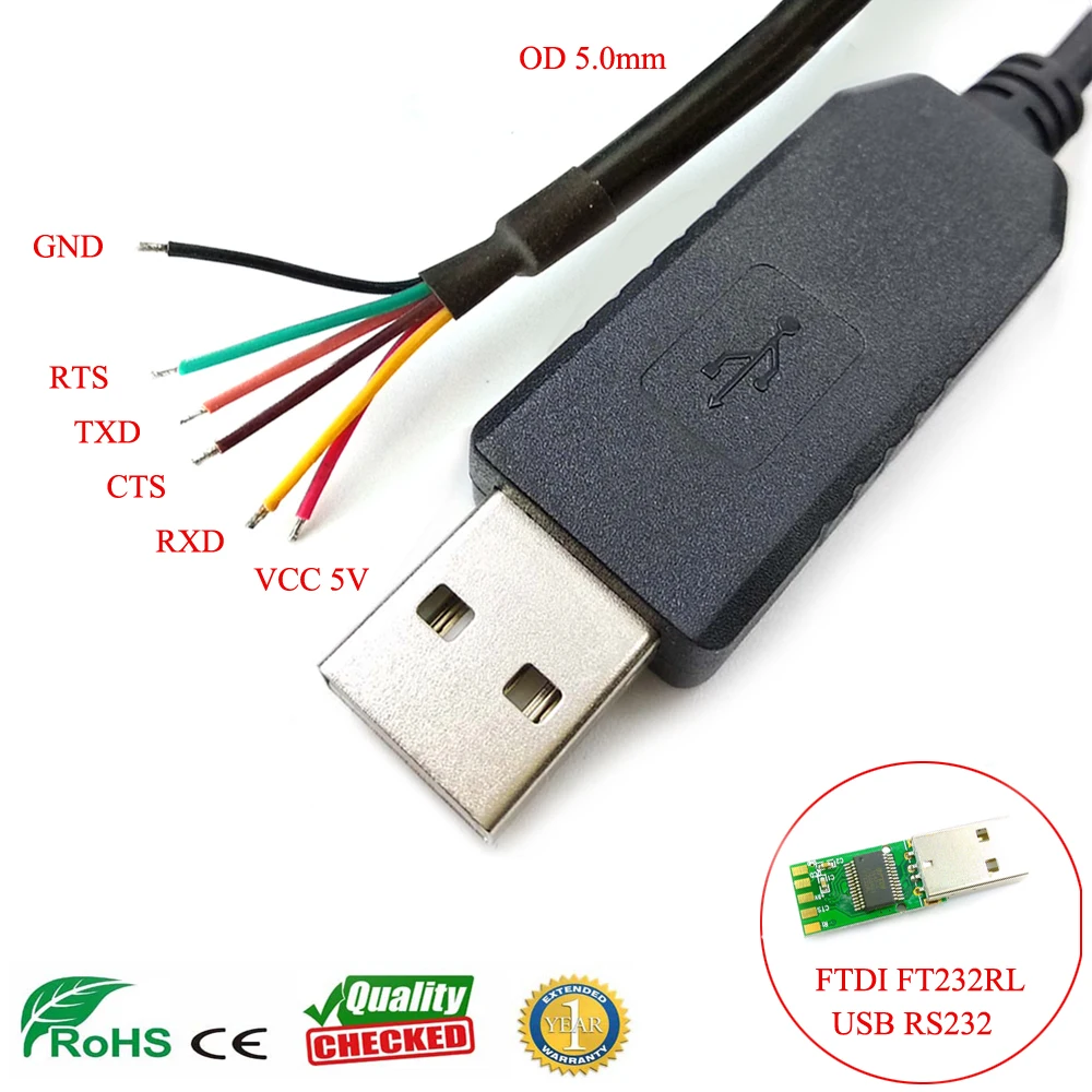 FTDI USB безобрывный RS232 адаптер кабель WE 1800 BT|usb serial rs232|serial rs232rs232 adapter |