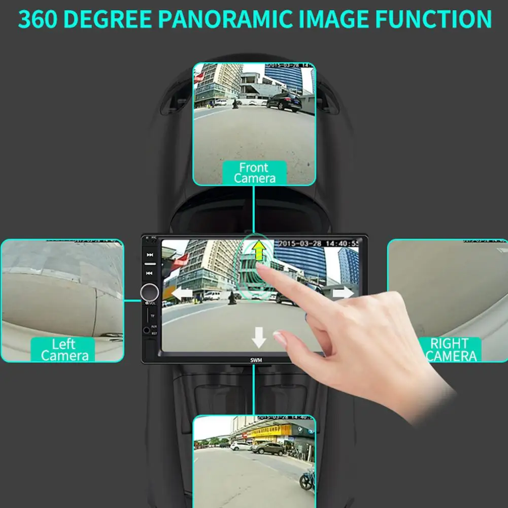Автомобильный мультимедийный плеер встроенный в автомобиль Bluetooth MP5