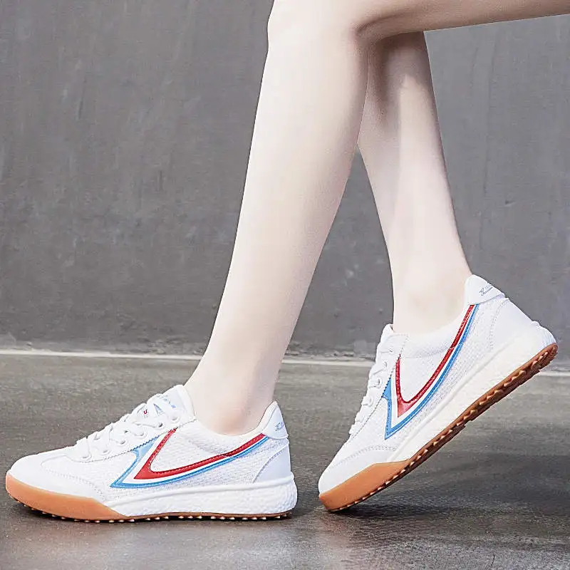 

Кроссовки мужские спортивные, взрывоопасные, для бега, тенниса, белые, 285D, большие размеры