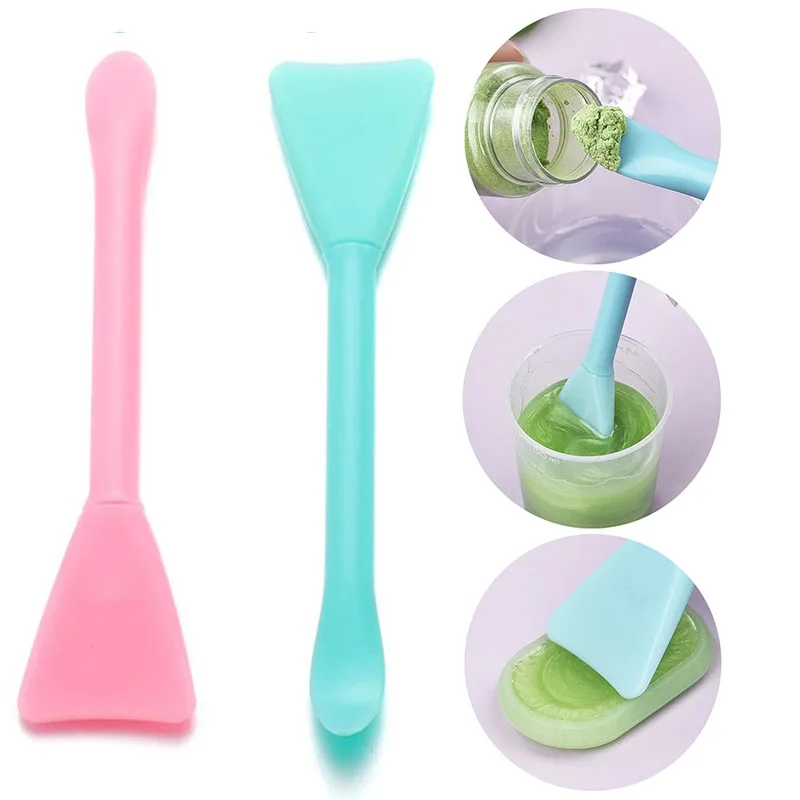 

Multifunction Stirring Brush Soft Silicone Facial Mask Brush Powder Spoon Epoxy Resin Tool For DIY Resin Mold
