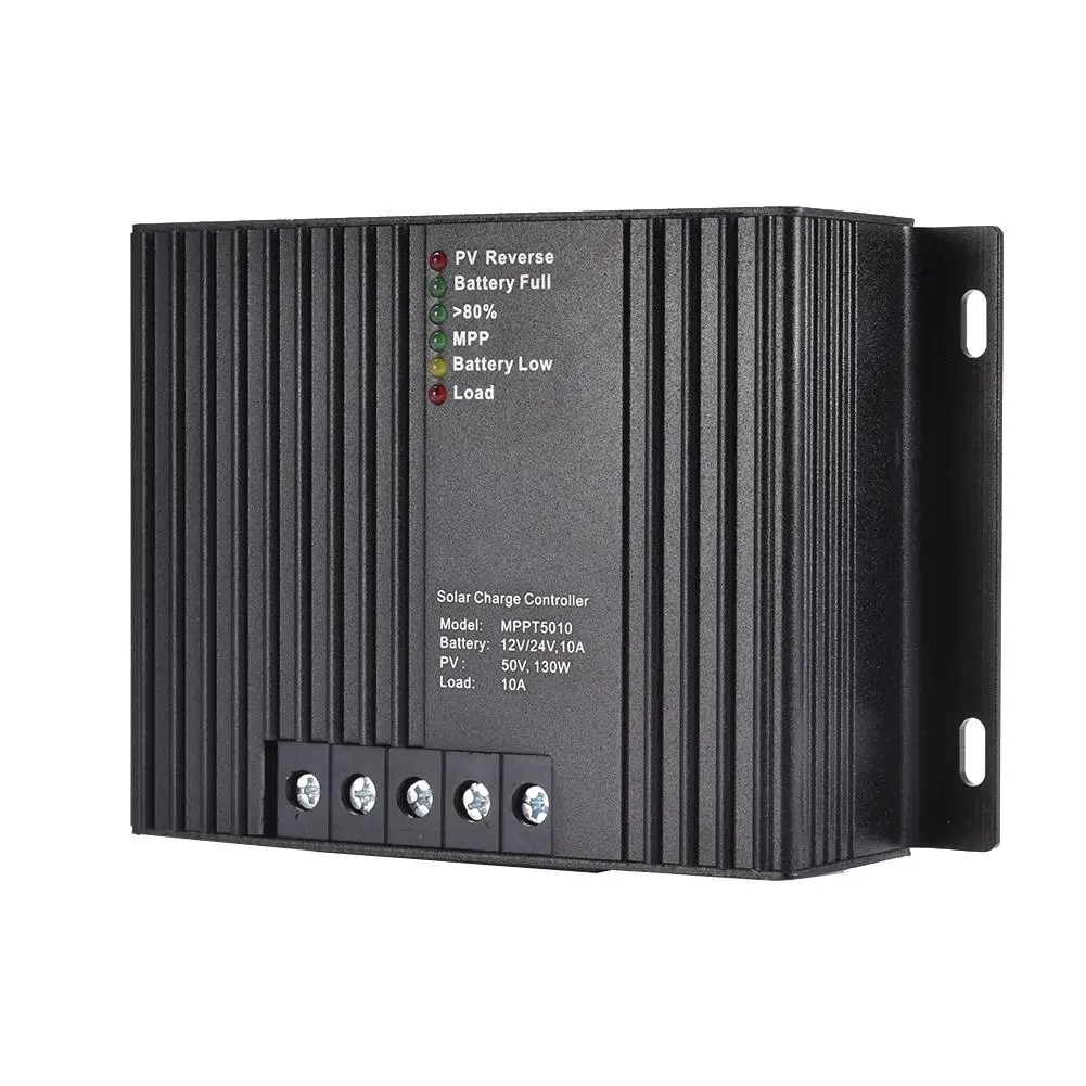 Controlador de Carga Regulador de Carga do Painel Automático e Combinação Mppt Solar 24v Bluetooth 10a 12v –
