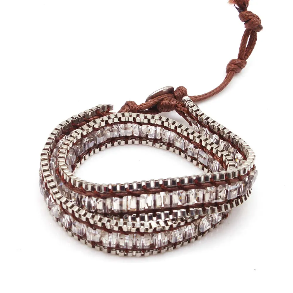 D &amp популярный новый модный Регулируемый Кристальный браслет Bilezik с манжетами