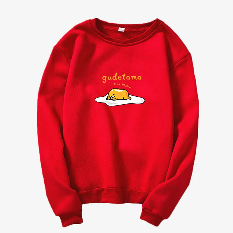 o-Sweatshirt 14 gudetama толстовка с милым принтом Gudetama lazy топ с круглым вырезом и длинным рукавом Толстовка Gudetama - Цвет: o-Sweatshirt 14