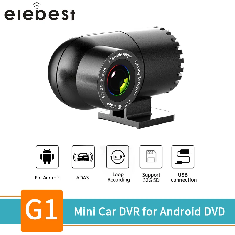 USB Mini Dash Cam Скрытая Автомобильная DVR линза 360 градусов Поворотная камера ADAS LDWS Авто