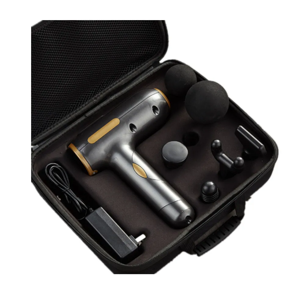 Массажный пистолет для глубоких тканей ручной массажер мышц с портативным