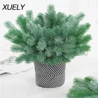 Искусственные растения, зеленая трава, искусственные цветы, имитация растений, настенный материал, украшение для дома и сада, 6 вилок