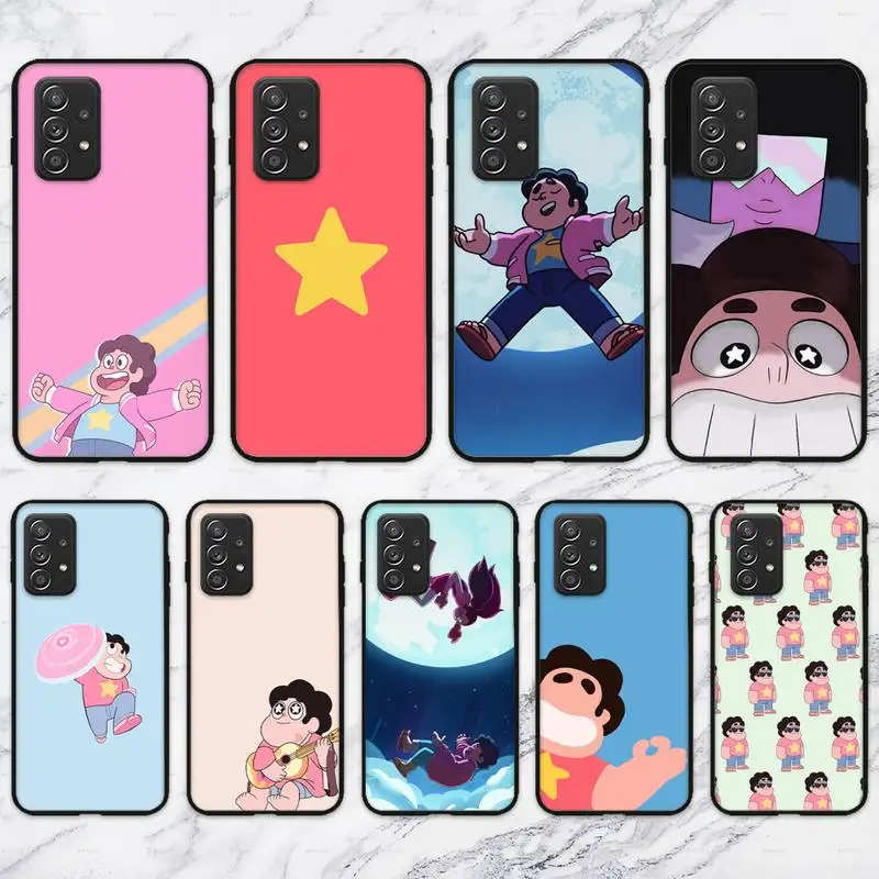 

Anime-S-Steven-Universes-boys Phone Case For Samsung Galaxy A02 A12 A21 A22 A32 A41 A42 A51 A71 A72 Shell