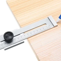 200mm250mm300mm screw cutting marking gauge mark scraper tool for woodworking measuring scribe ruler tool stainless steel