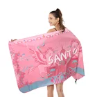 Быстро сохнущее банное полотенце из микрофибры, волшебное мягкое ворсовое полотенце, Экологичная ткань, пляжное полотенце для кемпинга, пешего туризма, плавания