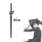 Sky Sword Art Online SAO Kirigaya Kazuto Elucidator  Dark Repulsor Cosplay Prop Foam PU Model Kid Gift Cosplay Sword 1: 1 Kid