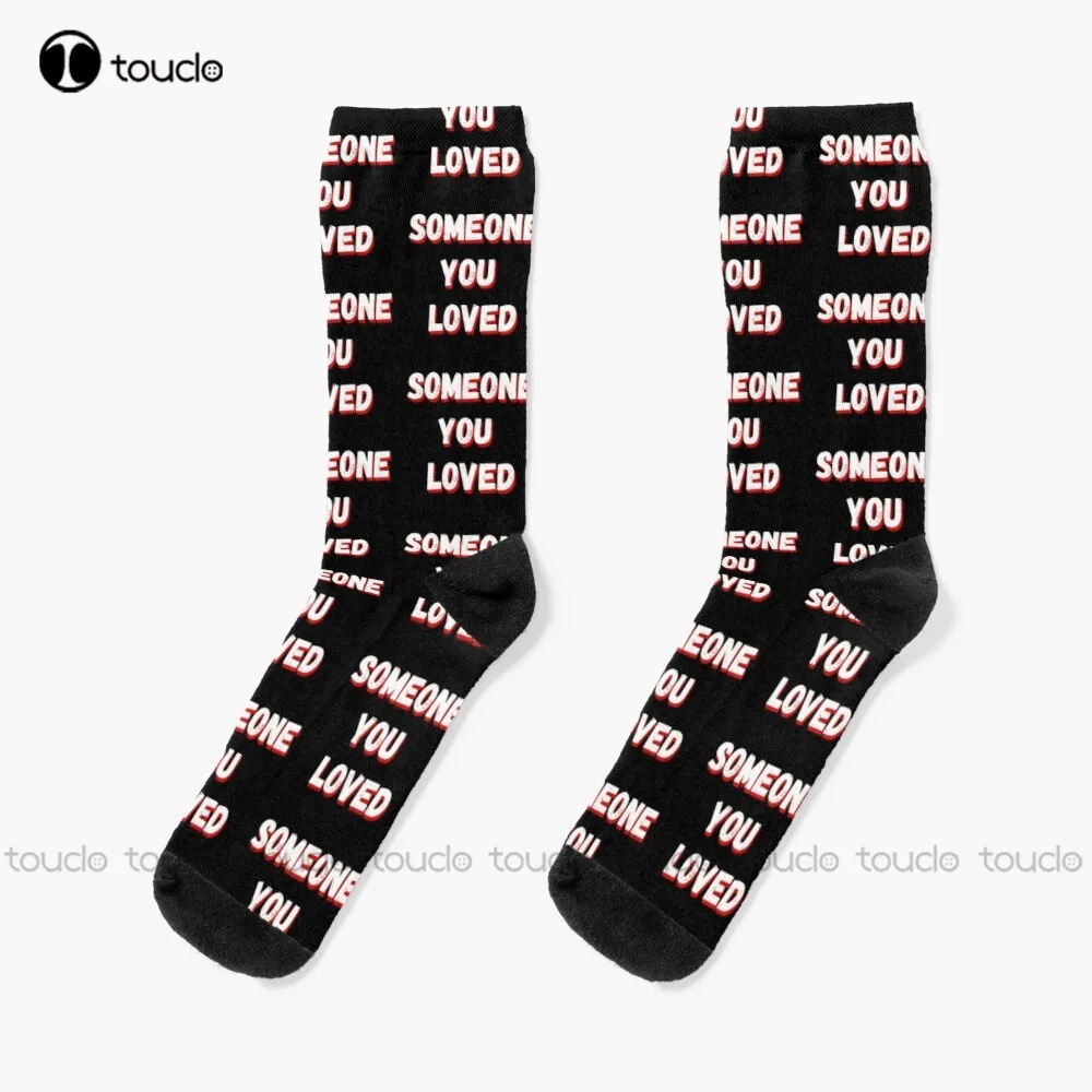 Someone You Loved - Lewis Capaldi - Song Socks Unisex Adult Teen Youth Socks Personalized Custom 360° Digital Print Funny Sock