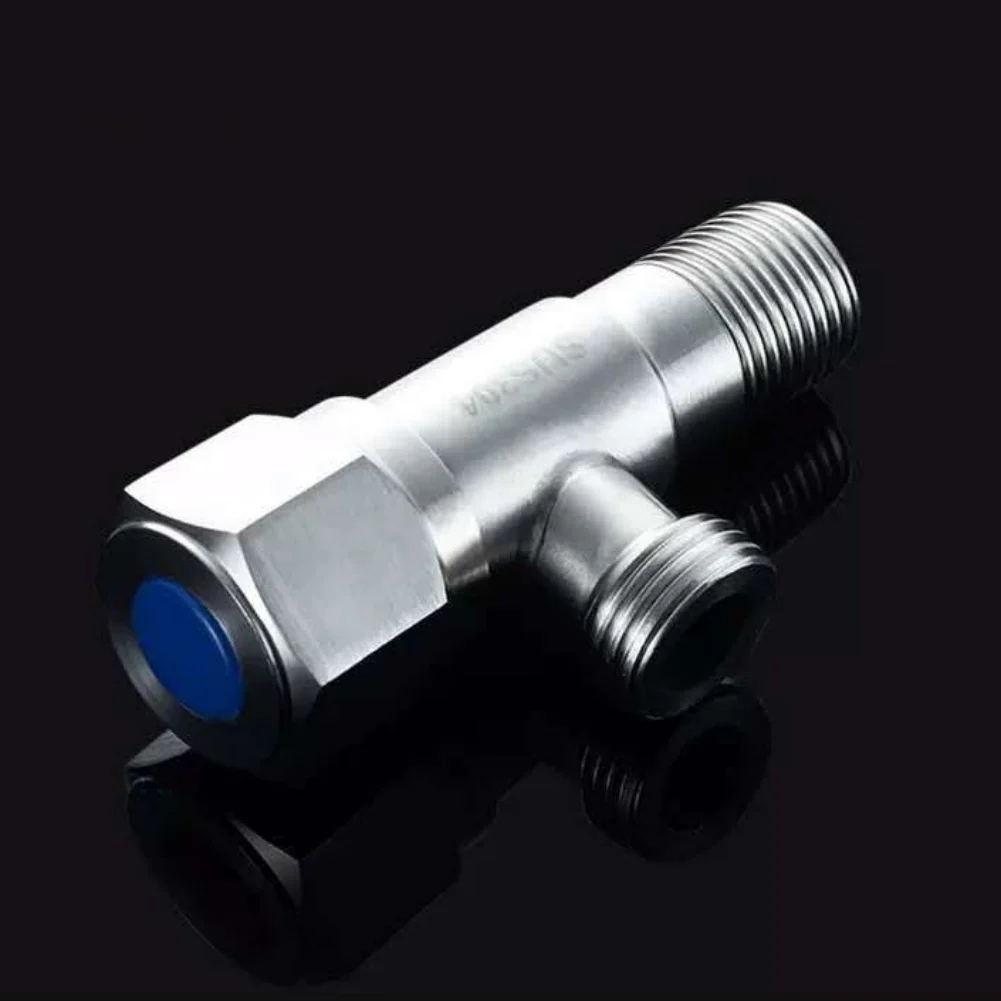 Угловой клапан из нержавеющей стали для раковины в туалете стопор холодной и