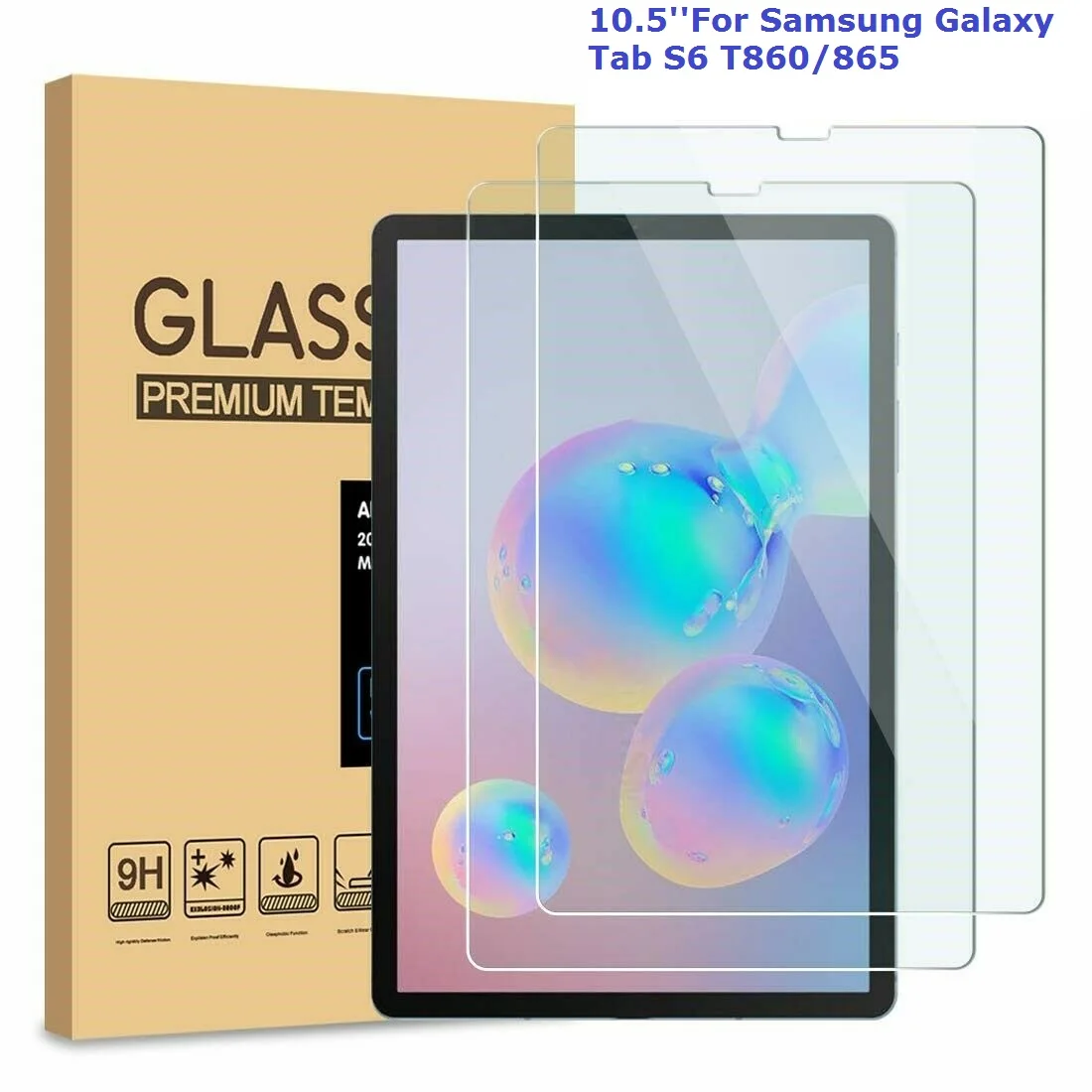 

Закаленное стекло для Samsung Galaxy Tab S6 T860 T865, 10,5 дюйма