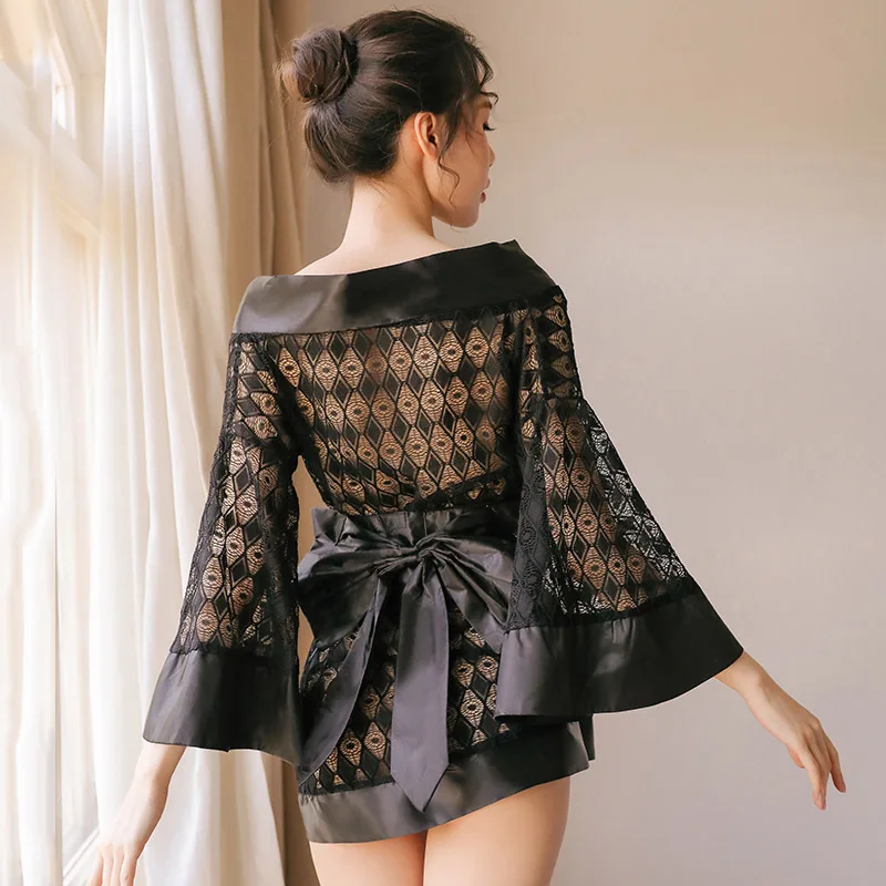 Атласный халат для ванны Yukata женское платье костюм гейши вечерние японское