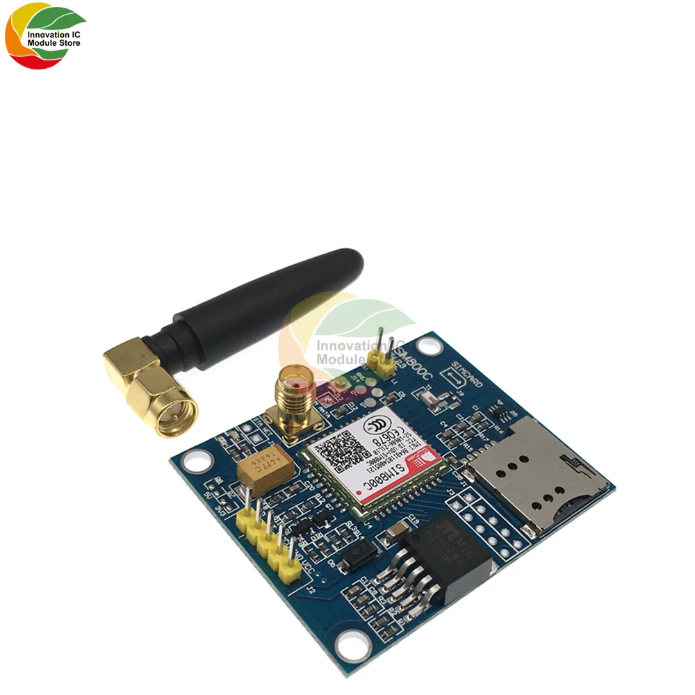 SIM800C четырехдиапазонный модуль GSM GPRS Поддержка модуля платы TTS/DTMF с антенной