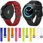 Силиконовый ремешок для часов Xiaomi Huami Amazfit Bip Youth Watch 20 мм, спортивный ремешок на запястье для Samsung GalaxyGear S3 Watch 22 мм