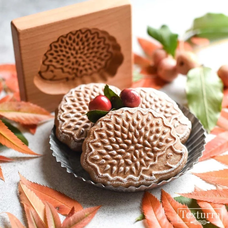 

Kitchen Stamp Embossing Baking Mold Gingerbread Cookie Biscuit Mould Bakeware Wooden Household Mooncake Desserts Pastry Supplies