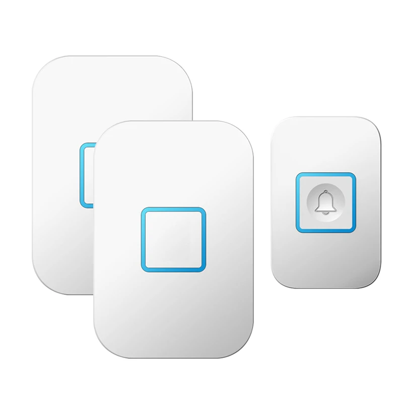 Умное беспроводное водонепроницаемое кольцо для дверного звонка 1 2 кнопки 3