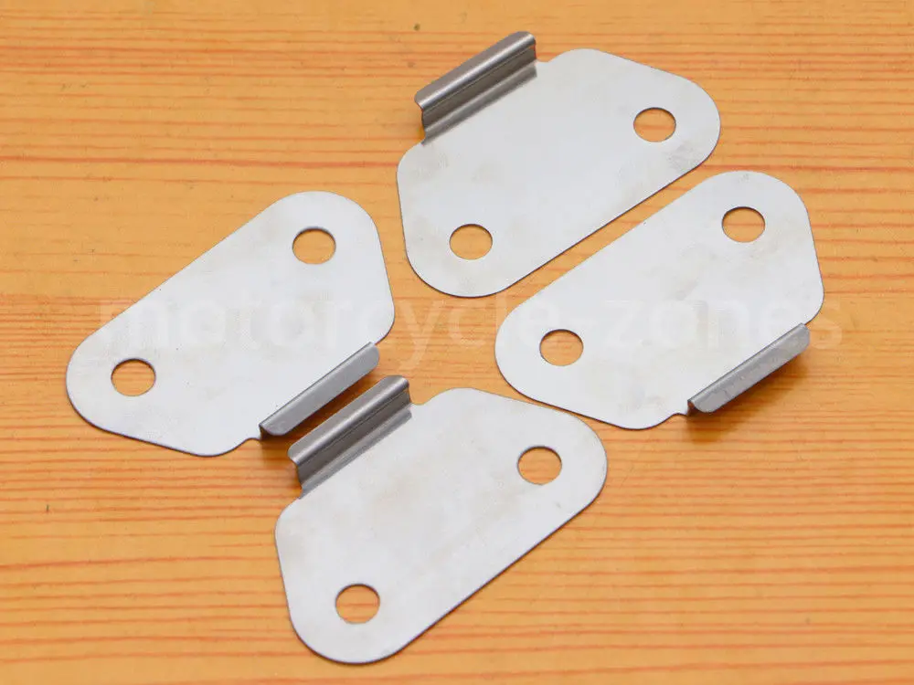 4 шт. Notorcycle Saddlebag Lid Wear Strike Plates Kits для Harley Touring Electra Street Glide Road King 1993 2013|Накладки и