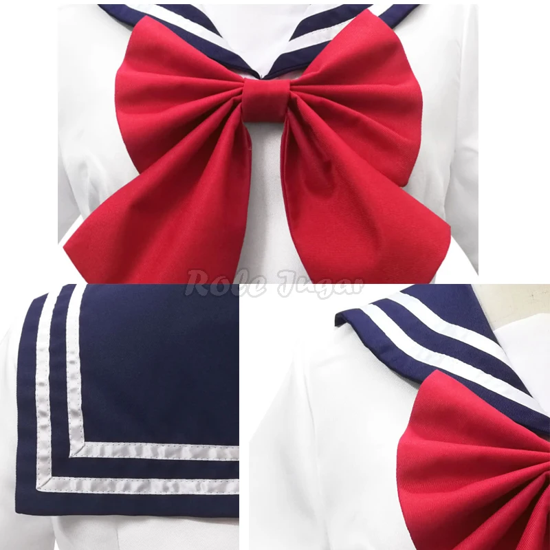 Костюм для косплея Toaru Kagaku T Косплей Uiharu Kazari Матросская униформа женщин и девочек