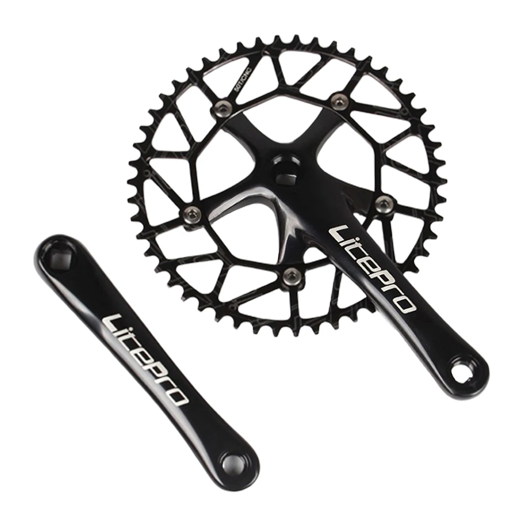 Производительность велосипед Crankset 130 мм BCD 9 10 11 скорость фиксированной шестерни