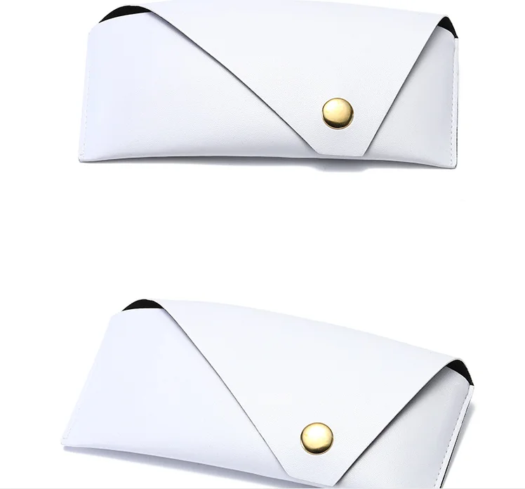 Складной футляр для очков коробка из искусственной кожи хранения