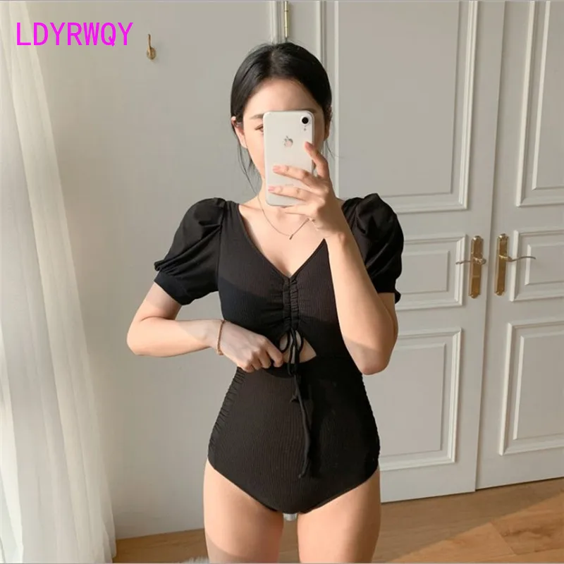 Женский купальник-бикини LDYRWQY в стиле ретро с высокой талией