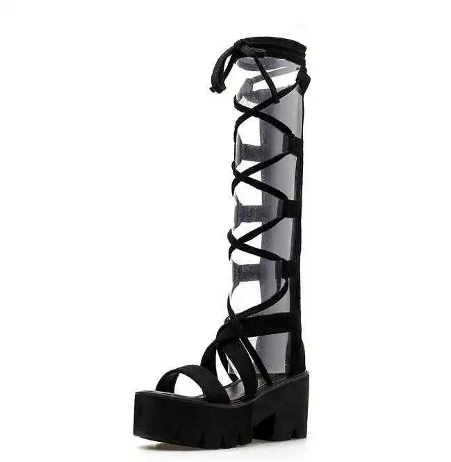 

Autumn fashion make punk style thick heel thick soled ROMAN SANDALS fashion women's sandals