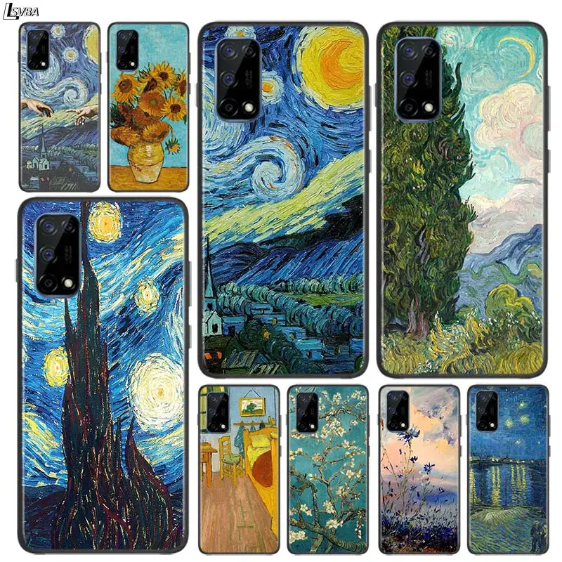 

Van Gogh Oil Art for OPPO Realme V15 X5 X3 X50 X7 V5 C21 C17 C11 C3 C2 7 7i 6 6S 6i 5 3 2 Pro Soft Black Phone Case