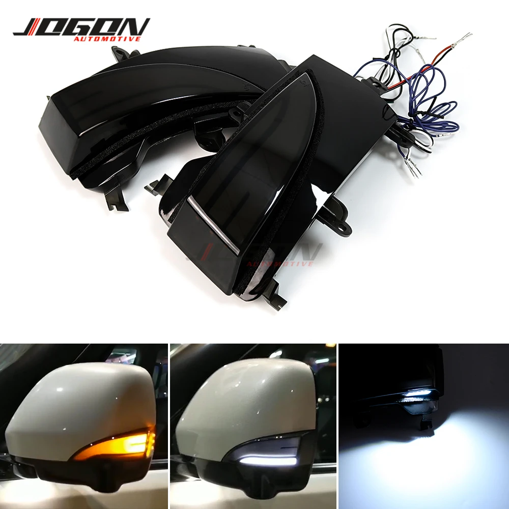 

For Nissan Patrol Y62 Armada Quest QX56 QX80 Dynamic LED Turn Signal Light Side Mirror Sequential Parking Puddle Lamp Blinker
