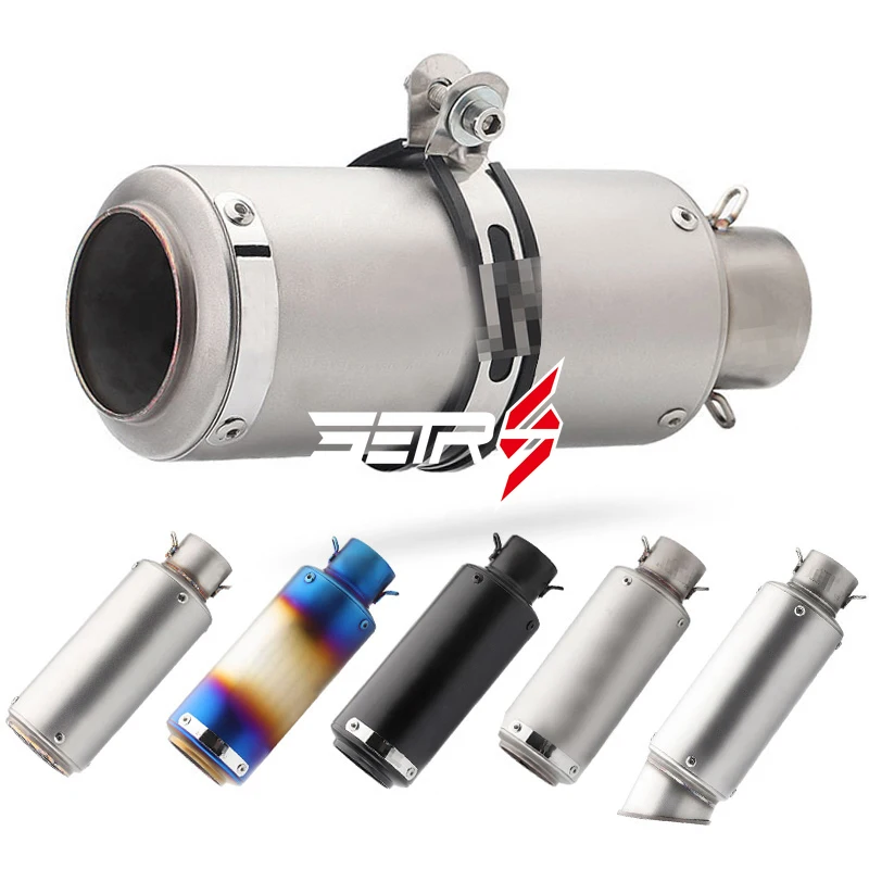 

Slip On Exhaust 51mm/60mm Motorcycle Muffler Pipe Muffler With DB killer Escape Moto SC For R6 GSXR1000 R25 MT07 cb650f gsxr250