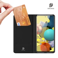 case for samsung galaxy a51 5g dux ducis skin pro series leather wallet flip case full protection steady stand magnetic closure