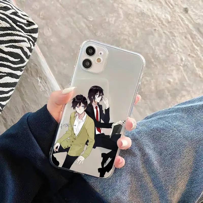 

Miyamura Izumi Horimiya Phone Case Transparent for iPhone 11 12 mini pro XS MAX 8 7 6 6S Plus X 5S SE 2020 XR