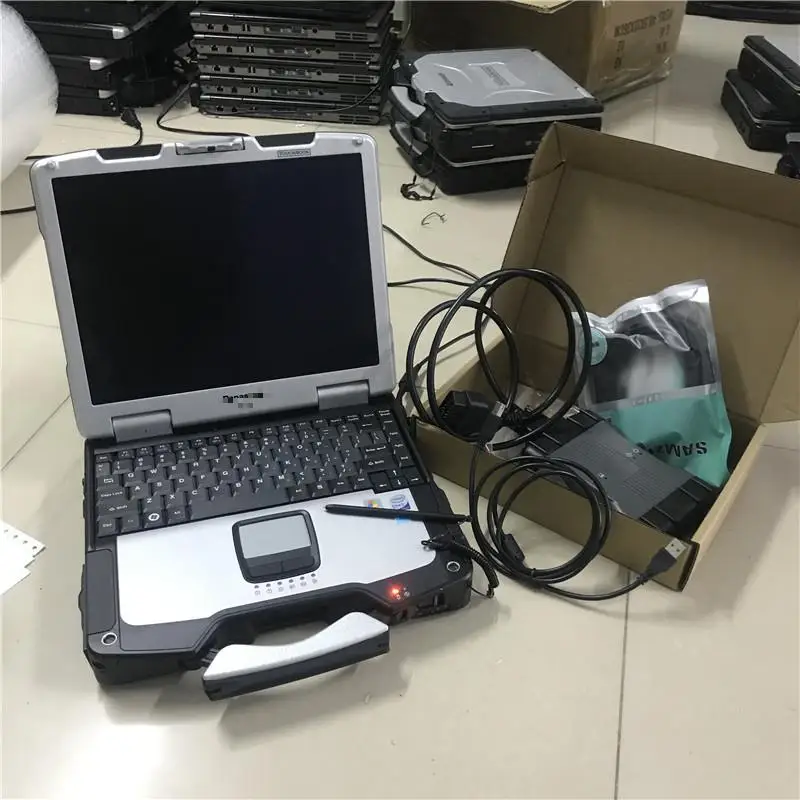 

2021 Diagnostic Tool Auto Scan MB Star C6 VCI CAN DOIP Protocol Lightweight Software with Second Hand Laptop CF30 Used Computer