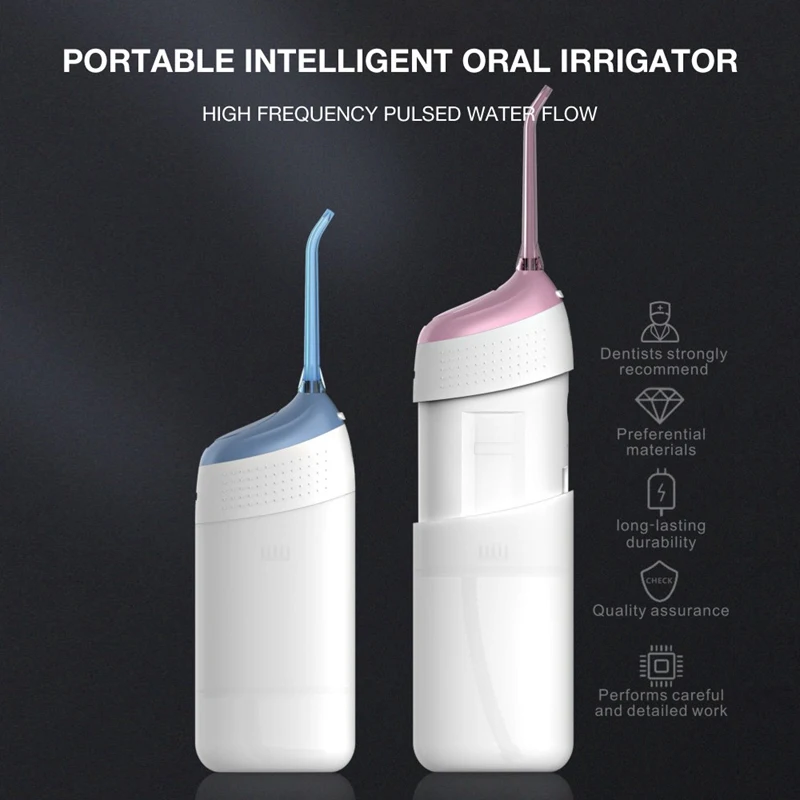 

Ирригатор для полости рта зарядка через USB Беспроводной воды зубочистки Перезаряжаемые ирригатор для полости рта воды ирригатор с 3-мя режи...