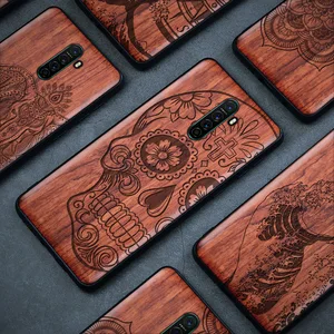find x3 x2 pro real wood case for oppo reno 5 4 3 pro case shoockproof wooden cover silicone coques for oppo ralme x2 pro fundas free global shipping