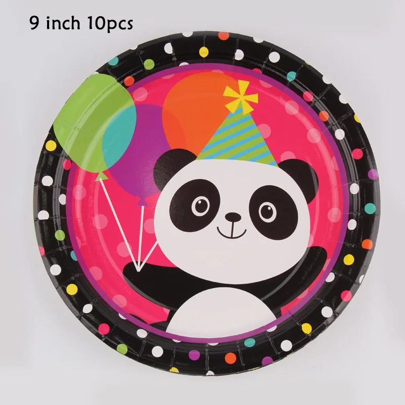 Панда тематическая вечеринка на день рождения семейные вечерние одноразовые