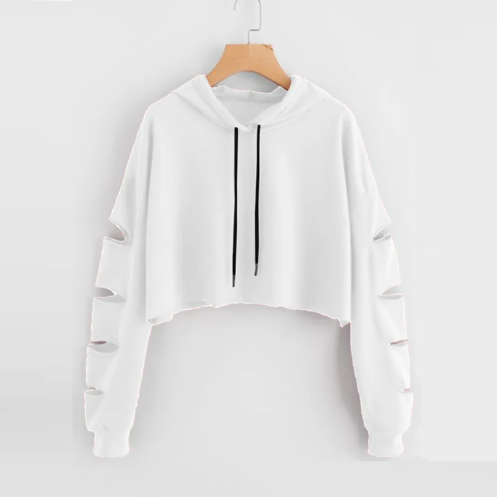 

Autumn Fashion Girl Sweatshirts Clothing Fashion Casual Womens Long Sleeve Sweatshirt Jumper Pullover Solid Blouse #40