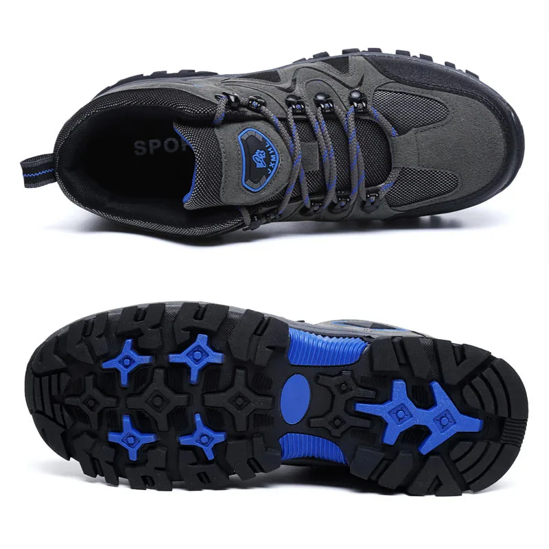 Jackshibo Hiking Upstream Shoes Boots For Men Outdoor Trekking Tourism Boots Camping Shoes Mountain Climbing Sports Sneakers