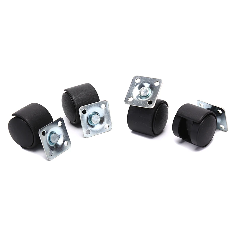 

1Pcs Black Swivel Plate Caster Omni Wheel Chair Table Castor Replacement Casters Home Furniture Accessories