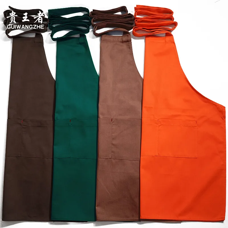 Home kitchen cooking straps oil-proof and waterproof supermarket milk tea flower shop work surrounding group custom logo |