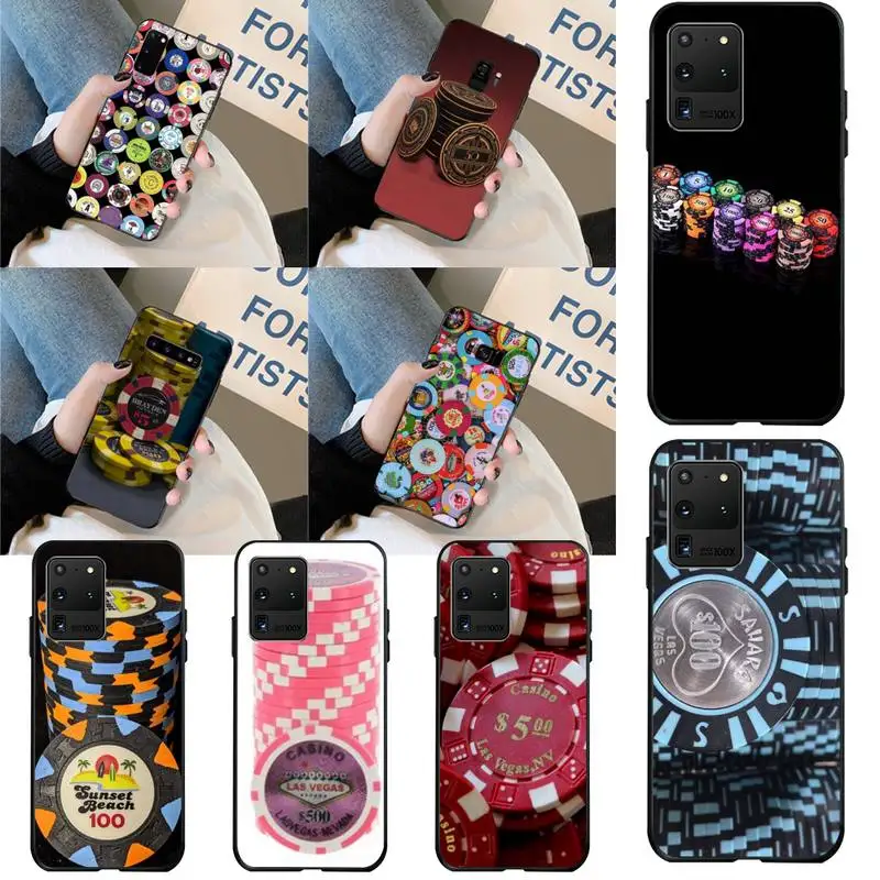 HPCHCJHM чипы Лас Вегаса Роскошный Уникальный Дизайн чехол для телефона Samsung S20 plus Ultra