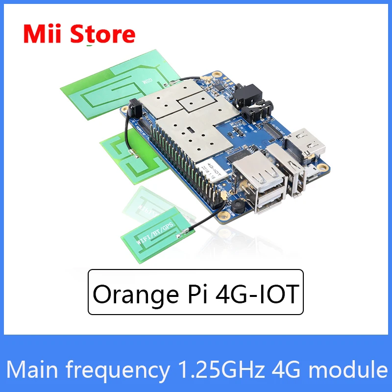 Плата для разработки Orange Pi 4G-IOT 1 ГБ Cortex-A53 8 EMMC поддержка SIM-карты Bluetooth Android6.0