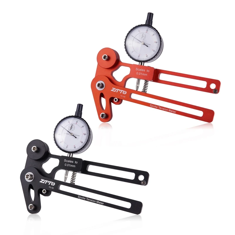 

MTB Bike Tension Meter High Precision Indicator Bicycle Tensiometer Wheel Spokes Builders Tool Mechanical Spoke Checker