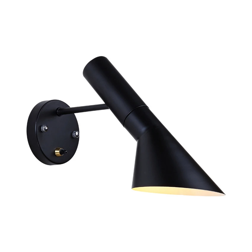 Современный светодиодный винтажный настенный светильник Arne Jacobsen деревянный как
